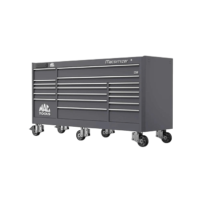 ツールストレージ 19ドロワー トリプルバンク ワークステーション J-M8827P-CG-マックメカニクスツールズ株式会社