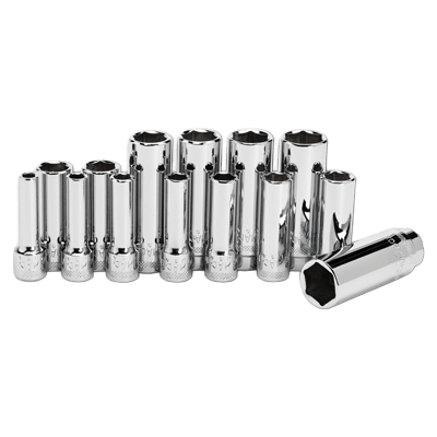 メトリックディープ6Pt.ソケットセット 3/8"Dr. 14Pc. SXDM146TR-マックメカニクスツールズ株式会社