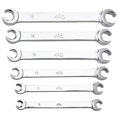 メトリックフレアナットレンチセット 6Pc. SFBM66PTR-マックメカニクスツールズ株式会社