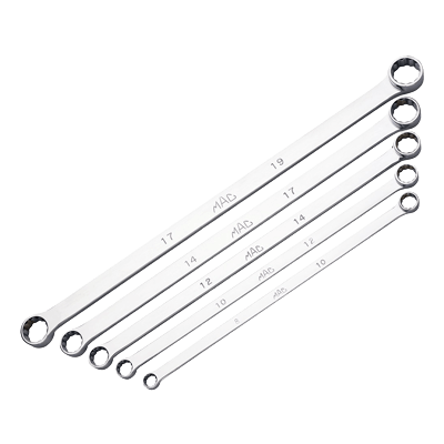 ハイパフォーマンスストレートメガネレンチ 5本セット SBHFM52PA-マックメカニクスツールズ株式会社