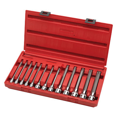 ロングタンパープルーフ トルクスドライバーセット 13Pc. SMXVHTL13B-マックメカニクスツールズ株式会社