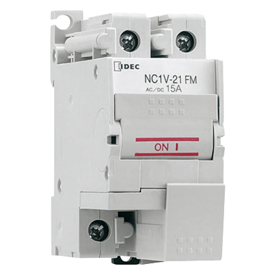 FA制御機器 NC1V形サーキットプロテクタ 電流引外し 2極 中速形 (A特性) NC1V-2100-10AA-浜田電機株式会社