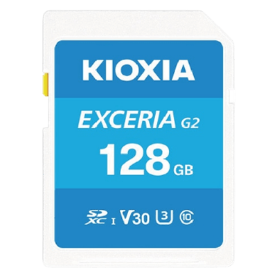 SDXCメモリーカード SDカード 128GB 4K対応 SDXC EXCERIA G2 Class10 UHS-I U3 V30-浜田電機株式会社