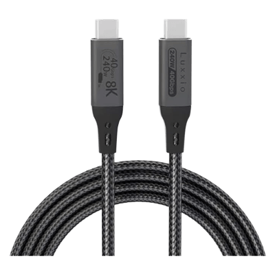 USB4/Thunderbolt4 USB-C to Cケーブル 240W/40Gbps 8K60Hz Eマーカーチップ搭載-浜田電機株式会社