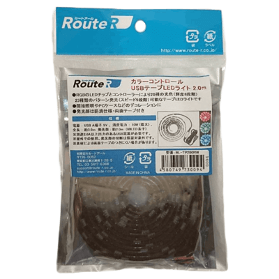 LED関連 カラーコントロール USBテープLEDライト 2.0m RL-TP200RW-浜田電機株式会社