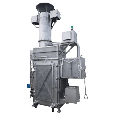 大型廃棄物の焼却処理対応 FURNITURE CHIRIMESER (ファニチャーチリメーサー) TG-F49-株式会社トマス技術研究所