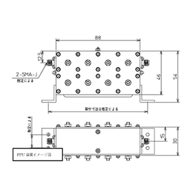 FPU用共用器 (テレビ用無線中継伝送装置)-日本電業工作株式会社