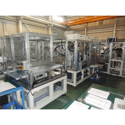 6軸ロボットの搭載 情報機器消耗品組立自動機 (1)-旭光精工株式会社