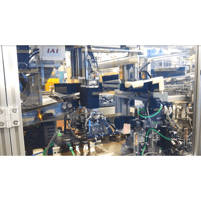 ボトルキャップシール貼付自動機-旭光精工株式会社