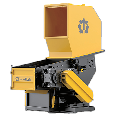 粉砕機 移動式ホッパーを採用し、ブレード交換時のスペース問題を解決 一軸破砕機 HDZ-Fシリーズ-浙江海工机械有限公司