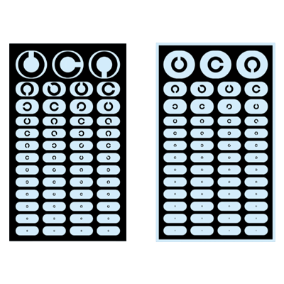 視力表 斜め入り8方向-新和精工株式会社