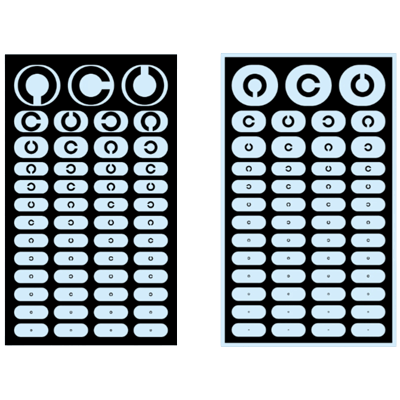 視力表 斜めなし4方向-新和精工株式会社