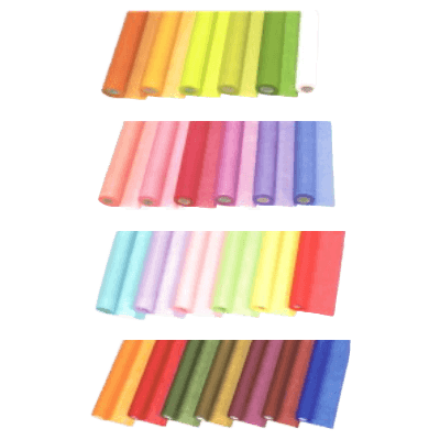 包装紙 カラフル不織布シート「フラワーローブ」-株式会社ロジファクト