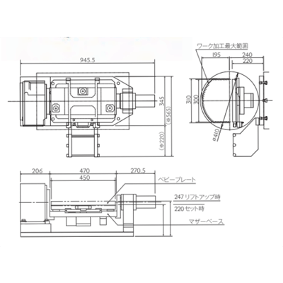 立形マシニングセンタ用ベビーカンガルーシステム BKS-FV30-IND-▢-▢-▢-株式会社オーケイエス