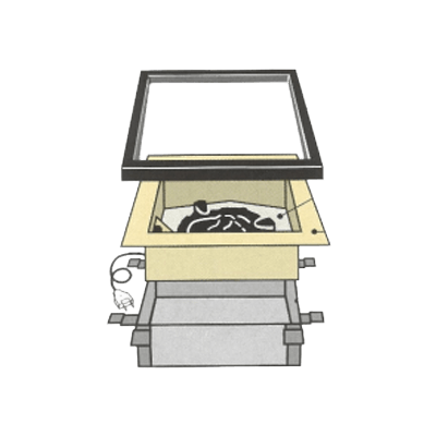 機能美を追求した炉壇3点セット (電熱式)-興和産業株式会社