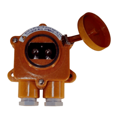 船用レセプタクル 防水型レセプタクル 2P50Aスイッチ無M形 (ベーク)-大阪電機工業株式会社