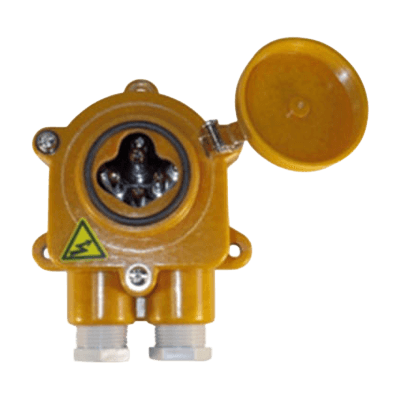 船用レセプタクル 防水形レセプタクル 4P1M形 (ベーク)-大阪電機工業株式会社