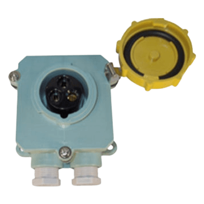 船用レセプタクル 防水形レセプタクル 3Pスイッチ無 (IEC規格形) 黄4h RI-2ML2-大阪電機工業株式会社