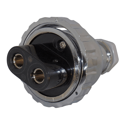 船用プラグ 防水プラグ2P-A (ABS)-大阪電機工業株式会社