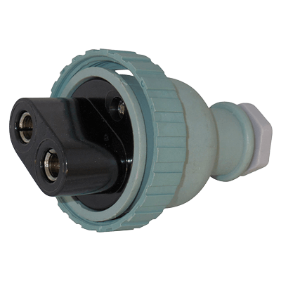 船用プラグ 防水プラグ2P-A (PBT)-大阪電機工業株式会社