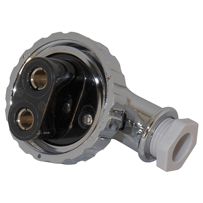 船用プラグ 防水プラグ2P-B (ABS)-大阪電機工業株式会社