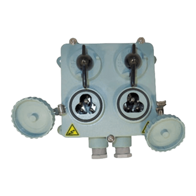 防水形3Pスイッチ付レセプタクル×2連MR形-大阪電機工業株式会社