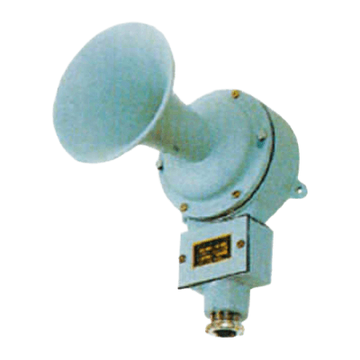 船舶用ホーンブザー 防水形ラッパ式ホーン付表示灯無形ホーンブザー3SH形-大阪電機工業株式会社