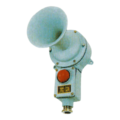 船舶用ホーンブザー 防水形ラッパ式ホーン付表示灯付形ホーンブザー3SLH形-大阪電機工業株式会社