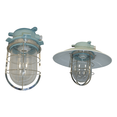 船用樹脂製作業灯 NS-SA103セード無/付型-大阪電機工業株式会社