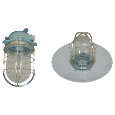 船用樹脂製作業灯 NS-SA104 セード無/付型-大阪電機工業株式会社