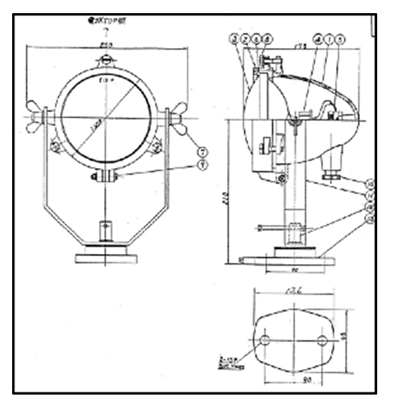 ボートデッキライト S1R-B-大阪電機工業株式会社