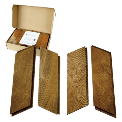 壁面ボード ティンバータイルス/シェブロン (Kodiak Bear)-みはし株式会社