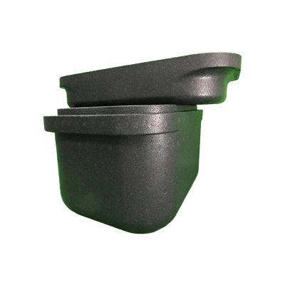 めだか飼育に最適 フォーム資材 メダカの発泡スチロール水槽鉢・黒・24L大容量-大竜化成株式会社