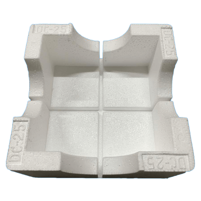 EPS緩衝資材 コーナーパット (10セット/40個) DC25-大竜化成株式会社