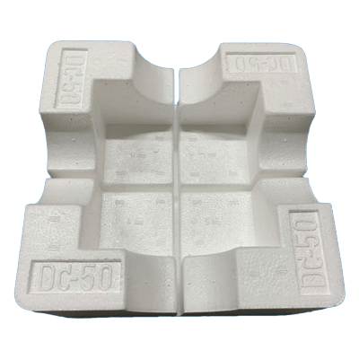 EPS緩衝資材 コーナーパット (10セット/40個) DC50-大竜化成株式会社