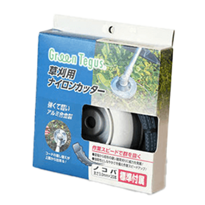 強くて軽いアルミ合金製 草刈り用ナイロンカッター・コード差替え式 GTC26-20-グリーンテグス株式会社