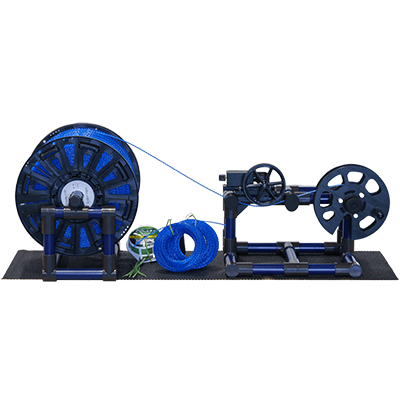 手動式巻取機 カウンタ付 右手ハンドル GTW-02-グリーンテグス株式会社