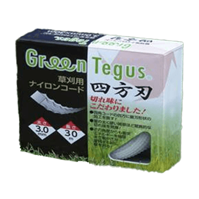 草刈り用ナイロンコード 紙パック (FSC認証紙) 四方刃 3.0mm×30m GT30SHB-30-グリーンテグス株式会社