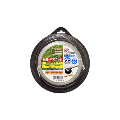ナイロンコード 四角 2.2mm×50m SC22SN-50-三洋テグス株式会社