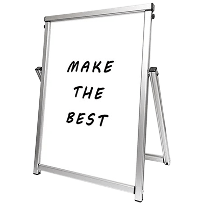 マーカースタンド コンパクトサインホワイトボード-常磐精工株式会社