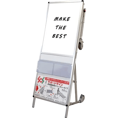 フェーズフリースタンド サポートサインニューストレッチャー ホワイトボード SPS-NTANKA-WB-常磐精工株式会社