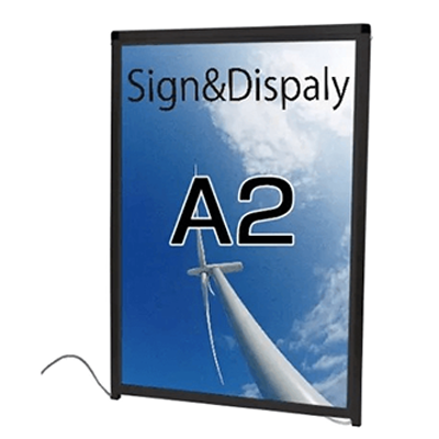 壁面・卓上サイン ブラックバリウスパネルLED A2 BVAPALED-A2-常磐精工株式会社