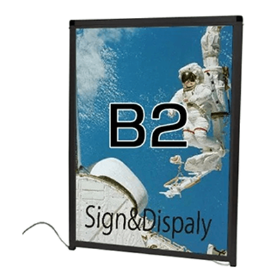 壁面・卓上サイン ブラックバリウスパネルLED B2 BVAPALED-B2-常磐精工株式会社