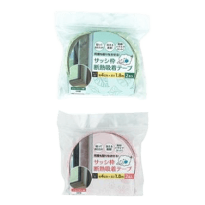 吸着製品・インドア 窓ぴたシリーズ サッシ枠 断熱吸着テープ-ワタナベ工業株式会社