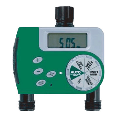 シングルダイヤル オートマチック蛇口タイマー 2ゾーン (オート&オート) #58910-グリーン・コムジャパン株式会社