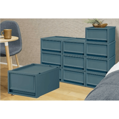 押入れ収納・クローゼット収納 フィッツケース マルチ OTONA KAWAII ブルーベリータルト (ネイビー)-オクムラ株式会社