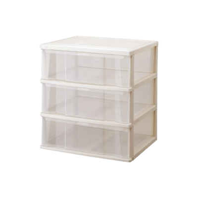 押入れ収納・クローゼット収納 コスパ クローゼットケース (ワイド) 深3段-オクムラ株式会社