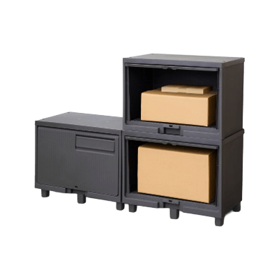 屋外・アウトドア収納 積み重ねても受け取れる宅配ボックス-オクムラ株式会社