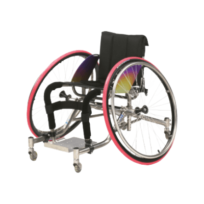 チタン製日常用車椅子 スポーツ車 バドミントン車 ATOMIC M5-M-株式会社ティグ