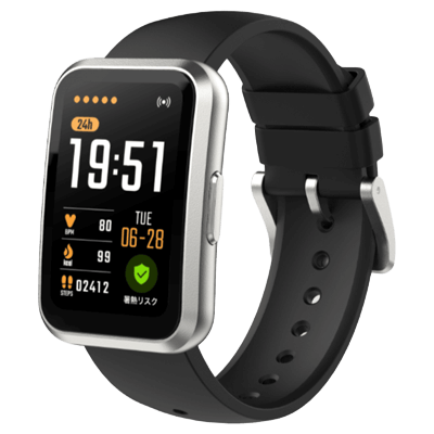 暑熱リスクを検出できる多機能スマートバンド aiwa band JA3-SMB0001-アイワマーケティングジャパン株式会社